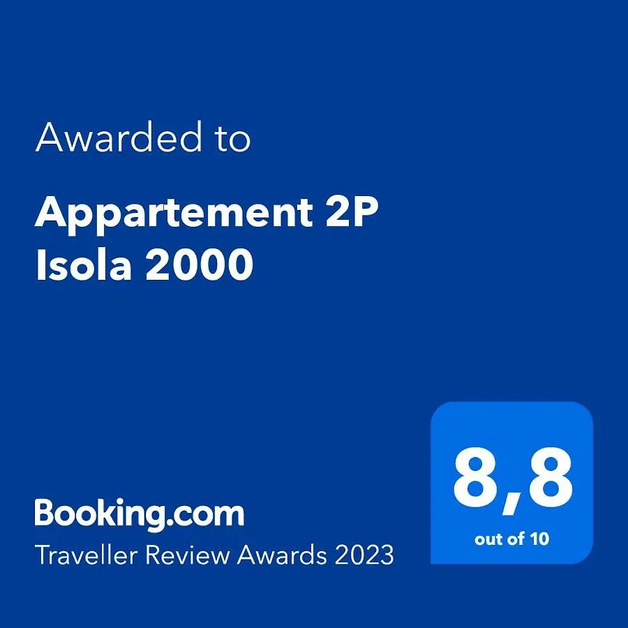 Appartement 2P Isola 2000 Appart hôtel